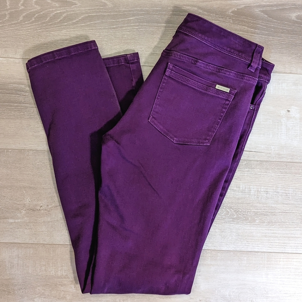 White House Black Market Purple Jeans